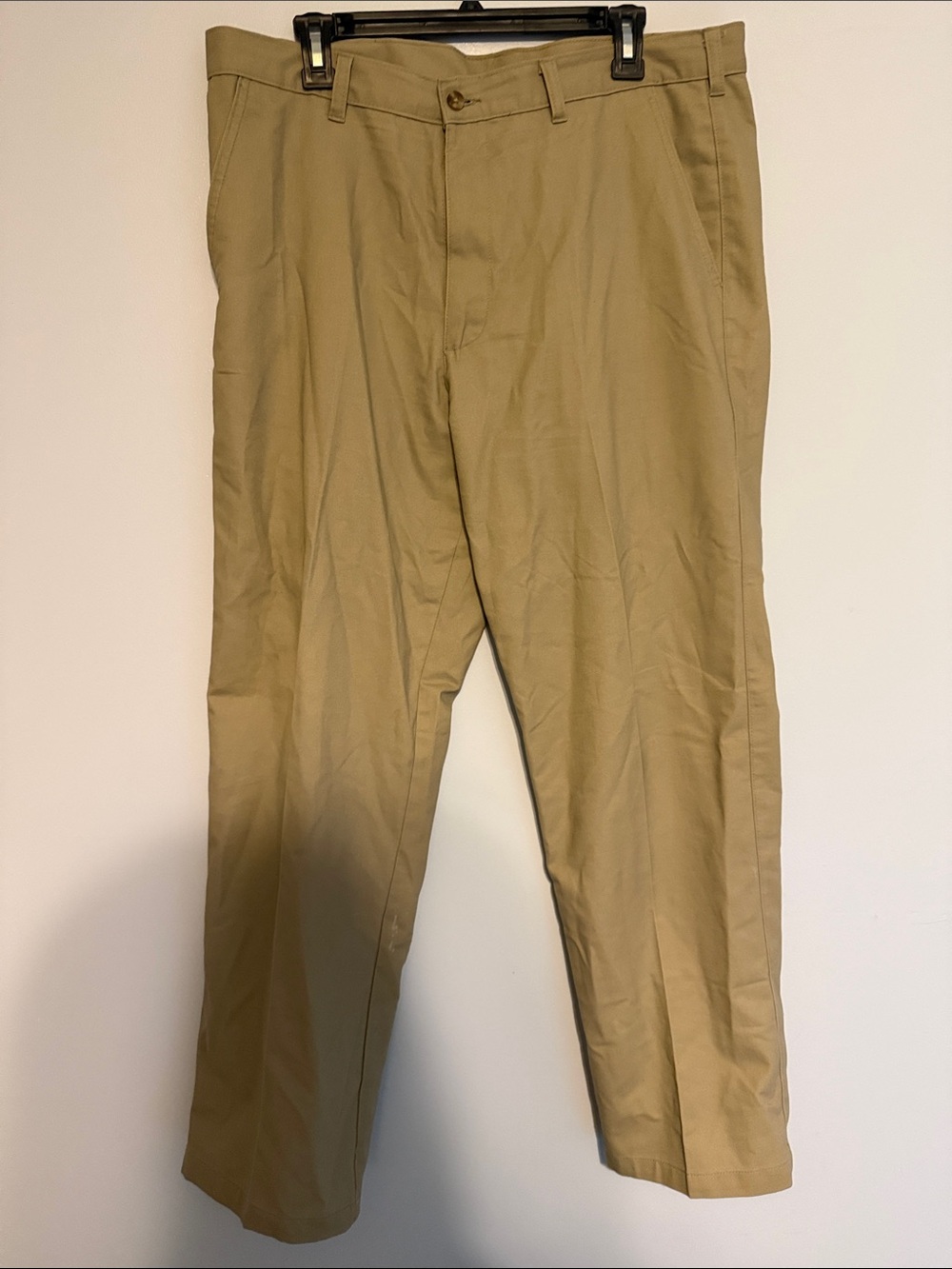 George Men's Straight-Leg Chinos in Khaki